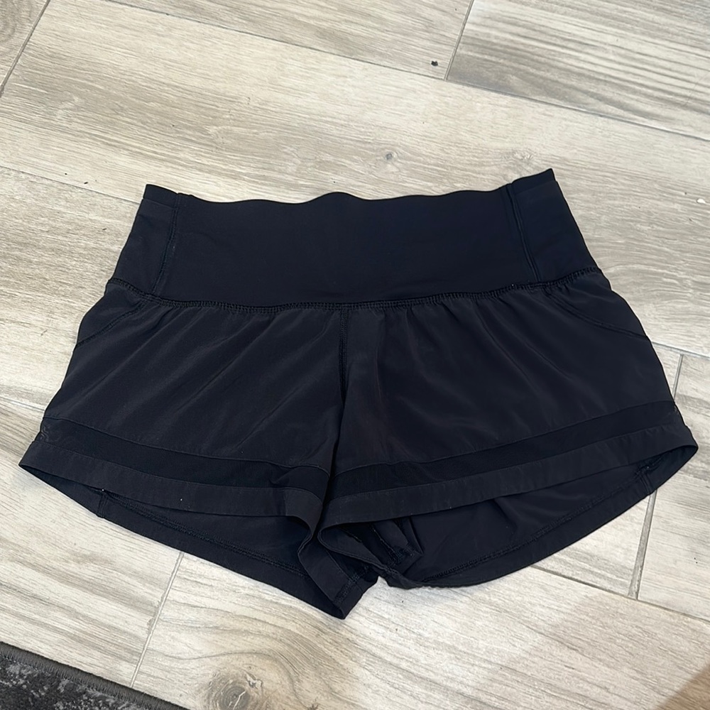 Lululemon Black High Rise Shorts size 6